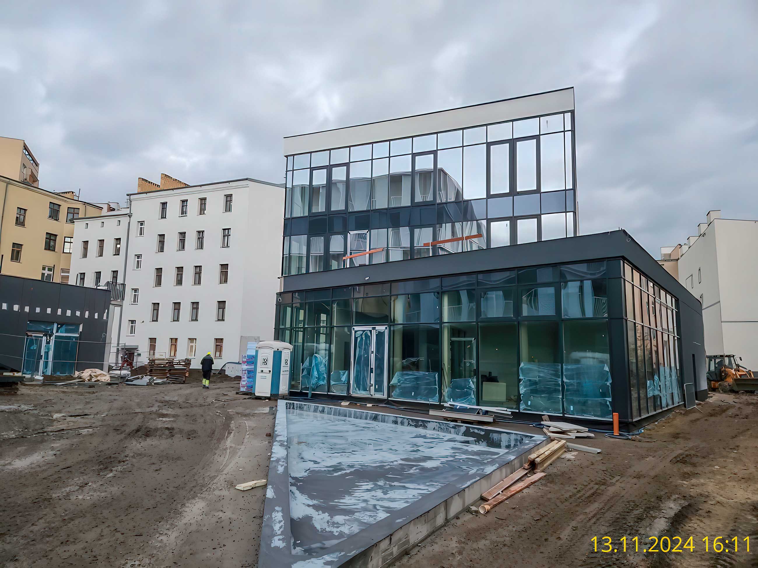 Widok na budynek B.